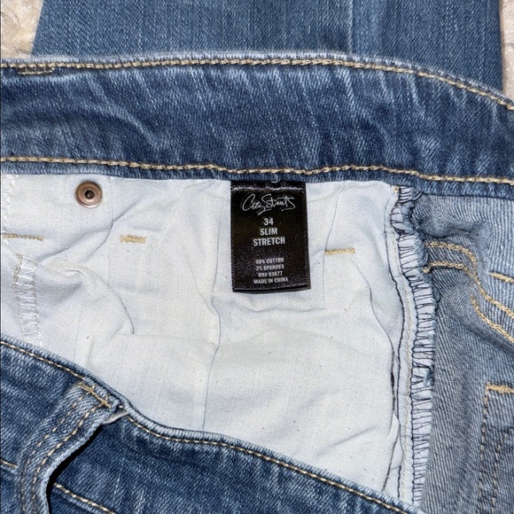 City Streets Men's Blue Bootcut Jeans - Picture 2 of 3